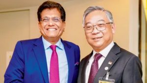 Piyush Goyal Meets Singapore’s Deputy PM Gan Kim Yong to Boost Shipping Trade Ties